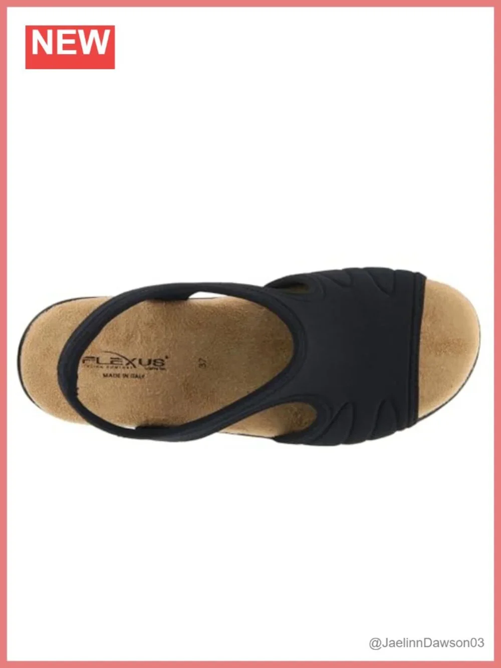 Flexus Nyaman Slingback Wedge Sandals Women Open Toe Slip On Comfort